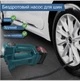 Аккумуляторный компрессор URUN 18V, 150 PSI с цифровым манометром и LED-подсветкой - изображение 5