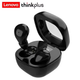 Маленькі бездротові навушники Lenovo SK19 TWS Bluetooth, міні-навушники із сенсорним керуванням + індикатор зарядки, мікронавушники у вухо, Black - зображення 1