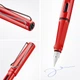 Ручка чорнильна LAMY safari червона F чорнила T10 сині (4000181) - зображення 4
