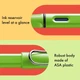 Ручка чорнильна LAMY Safari F green синє чорнило (4030633) - зображення 6