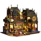 Румбокс DIY “Holo Magic City” з підсвіткою, мініатюрний будиночок 1:24, 3D конструктор - зображення 1