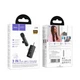 Мікрофон бездротовий Hoco L20B Lightning/Type-C/3.5 ENC, 2.4G універсальний для відеозйомки, смартфонів, планшетів та камер Чорний - зображення 2