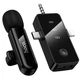 Мікрофон бездротовий Hoco L20B Lightning/Type-C/3.5 ENC, 2.4G універсальний для відеозйомки, смартфонів, планшетів та камер Чорний - зображення 3