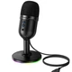 Мікрофон дротовий Hoco L25 Настільний USB 2.0/3.0 1.6m RGB-підсвітка для ПК/компьютера/ноутбуками Чорний - изображение 3