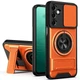 Удароміцний чохол Epik Camshield StandRing case на Samsung Galaxy A37 5G Orange - зображення 1