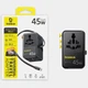 Сетевой универсальный переходник Baseus AG11 45W with retractable cable (2USB-A/1C/1Socket) (E0307F) Cosmic Black - изображение 5