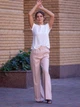 Стильные летние женские брюки FashionYouWant M/L бежевый 43450192 - изображение 3