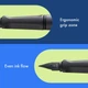 Ручка чорнильна LAMY Safari матова umbra F T10 сині чорнила (4000202) - зображення 5