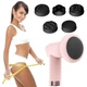 Массажер для тела (5 насадок) Massage gun AND LY-689 PINK - изображение 4