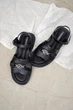 Женские босоножки из натуральной кожи черного цвета PARADIZE SHOES со стелькой Memory Foam 41 размер (стелька 26,8 см) - изображение 2
