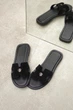 Женские шлепанцы из натуральной замши черного цвета PARADIZE SHOES со стелькой Memory Foam 39 размер (стелька 24,5 см) - изображение 2