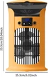 Мини кондиционер вентилятор Spray Air Cooler LY 940 с увлажнением и подсветкой USB, воздухоохладитель на 3 скорости с резервуаром 880 мл Оранжевый - изображение 4