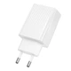 Сетевое зарядное устройство Borofone BAS76A, 1Type-C, 1USB, PD, QC, 30W, Белый - изображение 2