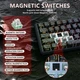 Механічна клавіатура з HOT SWAP Attack SHARK X65 HE Magnetic Switch Rapid Trigger, 8K, Металевий корпус, RGB, Win/Mac OS, УКР/АНГЛ, Black Contours/Чорна (X65HEBC) - зображення 2