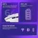 Игровая Мышка Wireless Mouse Proove Gaming Rate Special Edition white/purple (CMRTWRS03002) - изображение 7