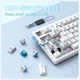 Беспроводная игровая клавиатура Onikuma MT706 Tri Mode механическая RGB, 2.4G/BT/Type-C (ENG) Белый - изображение 4