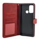 Чохол книжка Leather Flip для Motorola G40 Fusion на магніті з підставкою червоний - зображення 2