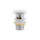 Донний клапан Pop-up для біде з переливом 70х70х227.5mm White Qtap - изображение 1