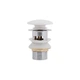 Донний клапан Pop-up для біде з переливом 70х70х227.5mm White Qtap - изображение 2