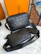 Сумка чоловіча месенджер Louis Vuitton Trio чорна (035) - зображення 3