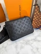 Сумка чоловіча месенджер Louis Vuitton Trio чорна (035) - зображення 10