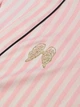 Халат Victoria's Secret Pretty Blossom Iconic Stripe Satin Short Robe M/L Рожева смужка (27178674D) - изображение 3