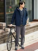 Дощовик Uniqlo розмір М темно синій (69) (478229) - зображення 6