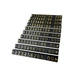 Набор пластиковых ценников Lesko SJX-HDJ-ZH-0-9 Black+Gold 56*4*6 мм с цифрами 100 шт на витрину - изображение 1