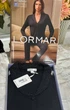 Жіноча піжама Lormar Broadway Pigiama Aperto чорна 42 - изображение 2