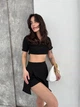 Жіноча міні спідниця-шорти Uaclothes 44 Чорний (like37635-180671365) - изображение 5
