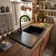 Мойка кухонная, гранитная, прямоугольная Valetti 35R 62х43см Черная + смеситель - изображение 2