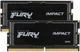 Память ноутбука Kingston DDR5 64GB SO-DIMM 4800 МГц FURY Impact KF548S38IBK2-64 (695065) - изображение 1