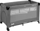 Дорожная кроватка Caretero Esti graphite 3в1 126 × 65 × 74 см (5908310386775) - изображение 1