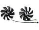 Вентилятор для видеокарты Zotac RTX 2060 2070 Super 2080 AMP Apistek GA92S2U (GA92A2H GA92S2H 1FY09215E12S FD9015U12S) комплект 2 шт (№347) - изображение 1