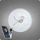 Люстра світлодіодна 517 Dlight RGB з пультом і колонкою 70Вт Білий (02155) - зображення 8