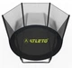 Батут детский Atleto Black с внутренней сеткой и лестницей 252 см (76-167-42400582) - изображение 3