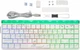 Магнітна клавіатура AULA Hero 68 Air White Магнітні світчі, RGB Lightbox, 68 keys, 8000Hz/s., Switch 0.005mm. Rapid Trigger, 2.4GHz/Bluetooth/USB - зображення 1