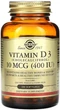 Витамин D3 Solgar Vitamin D3 400 МЕ 100 капсул (33984033207) - изображение 1