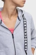 Жіноче сіре худі DKNY M DP2J8598 - зображення 4