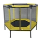 Батут-манеж з захисною сіткою Just Fun 140 см YELLOW - изображение 6