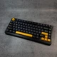 Клавіатура механічна безпровідна Aula F75 з RGB та підтримкою HOT SWAP Black Grey Yellow - изображение 1