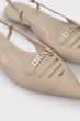Жіночі бежеві шкіряні слінгбеки MIKADO DKNY 36 K1524221 - зображення 2