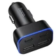 Автомобільний зарядний пристрій Hoco Z63 Barry f6-port Car charger 3A 15W Black - изображение 11