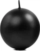 Zestaw świec Party Deco Kula metalizowana 8 cm 6 szt. Czarne (ZES5902230731851) - obraz 1