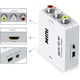 Конвертер HDMI - AV, RCA, видео, аудио, белый - изображение 2