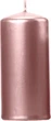 Zestaw świec PartyDeco metalizowane 12 x 6 cm 6 szt. Różowe złoto (ZES5900779107519) - obraz 1
