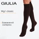 Жіночі бавовняні гольфи Giulia WG1 CLASSIC 2501 36/40 Brown-chocolate, високі з бавовни, повсякденні - зображення 1
