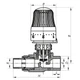 Кран термостатичний з термоголовкою прямий PPR 20x1/2 Koer K0156.PRO (KP0199) - зображення 2