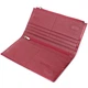 Лакированный кошелек с фактурой под рептилию из натуральной кожи ST Leather 22715 Красный - изображение 7