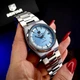 Чоловічий наручний годинник Benyar BY-5203 Silver-Ligh Blue - изображение 6